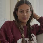 Emira’s red sweatshirt on Next Gen NYC