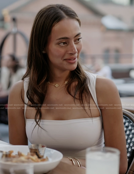 Emira’s square neck bodysuit on Next Gen NYC