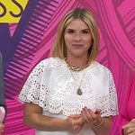 Jenna’s white eyelet mini dress on Today