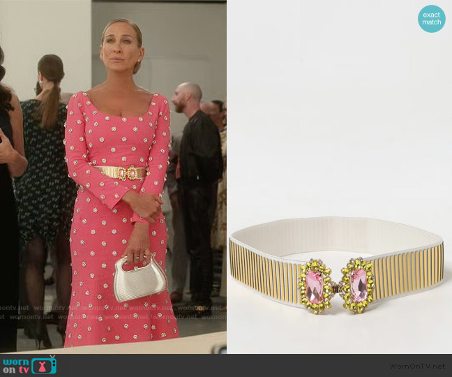Giambattista Valli Embellished Belt worn by Carrie Bradshaw (Sarah Jessica Parker) on And Just Like That