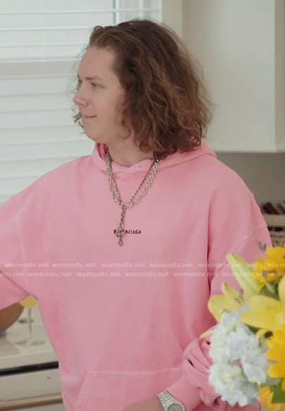 Hudson’s pink hoodie on Next Gen NYC