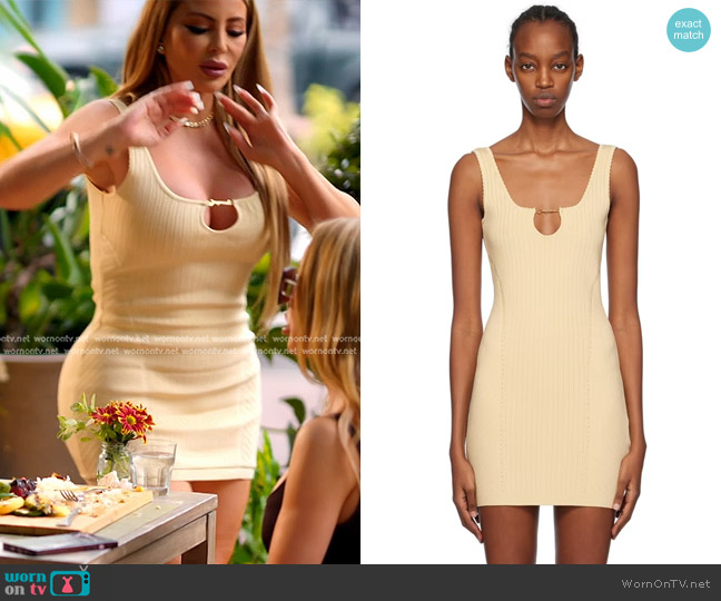 Jacquemus La mini robe Sierra Minidress worn by Larsa Pippen (Larsa Pippen) on The Real Housewives of Miami