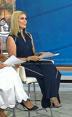 Jill’s pvc strap heel sandals on Today