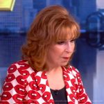 Joy’s mouth print blazer on The View