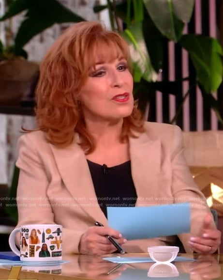 Joy’s beige blazer on The View