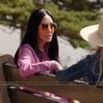 Katie’s purple jacket and leggings on The Real Housewives of Orange County