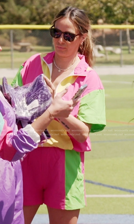 Kristen’s colorblock set on The Valley