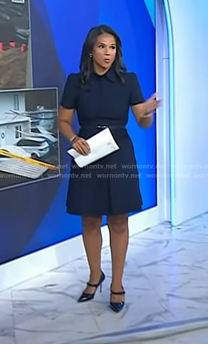 Laura’s navy heel pumps on Today