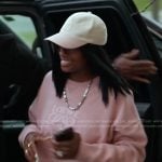 Phaedra’s pink cropped sweatshirt on The Real Housewives of Atlanta