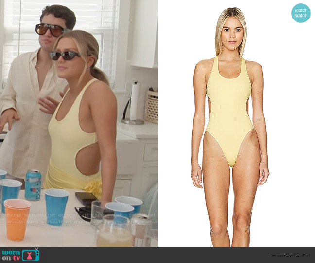 Lovers and Friends By The Poolside One Piece worn by Chloe on Next Gen NYC