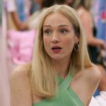 Lucinda’s green ribbed criss cross top on The Summer I Turned Pretty