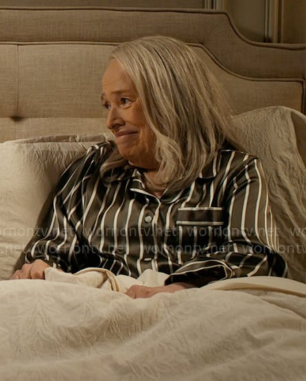 Madeline’s green striped pajamas on Matlock