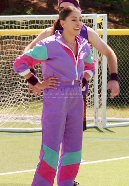 Michelle’s colorblock tracksuit on The Valley