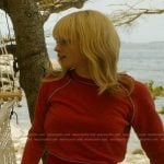 Mirren’s red cropped sweatshirt on We Were Liars