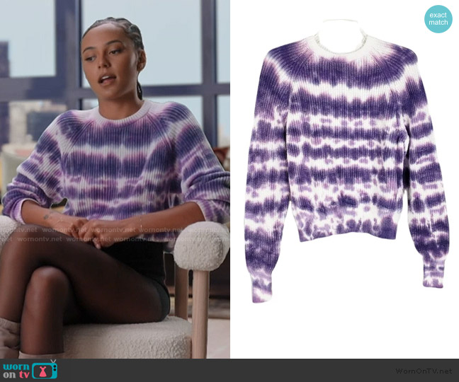 Misa Tie Dye Sweater worn by Ava Dash on Next Gen NYC