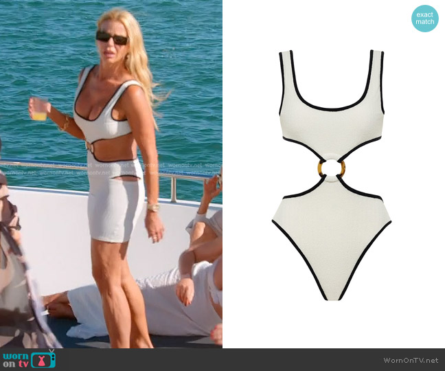 Montce rib Ky One-Piece worn by Alexia Echevarria (Alexia Echevarria) on The Real Housewives of Miami