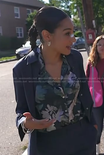 Morgan’s green floral shirt on NBC News Daily