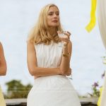 Penny’s white sleeveless cutouts dress on We Were Liars