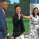 Peter Dager’s white side red stripe pants on Today
