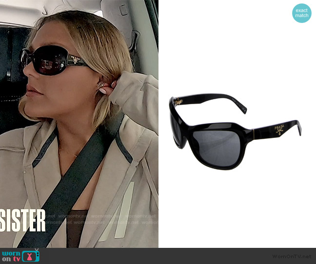 Prada Oversize Tinted Sunglasses