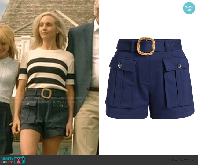 Cornelia Belted Utility Shorts jby Ramy Brook worn by Elizabeth Sinclair (Candice King) on We Were Liars