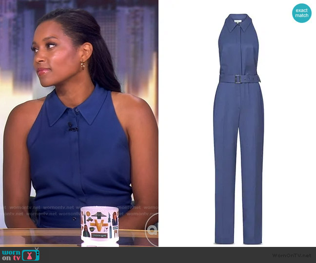 Reiss Petra Maxi Jumpsuit worn by Rachel Scott on The View
