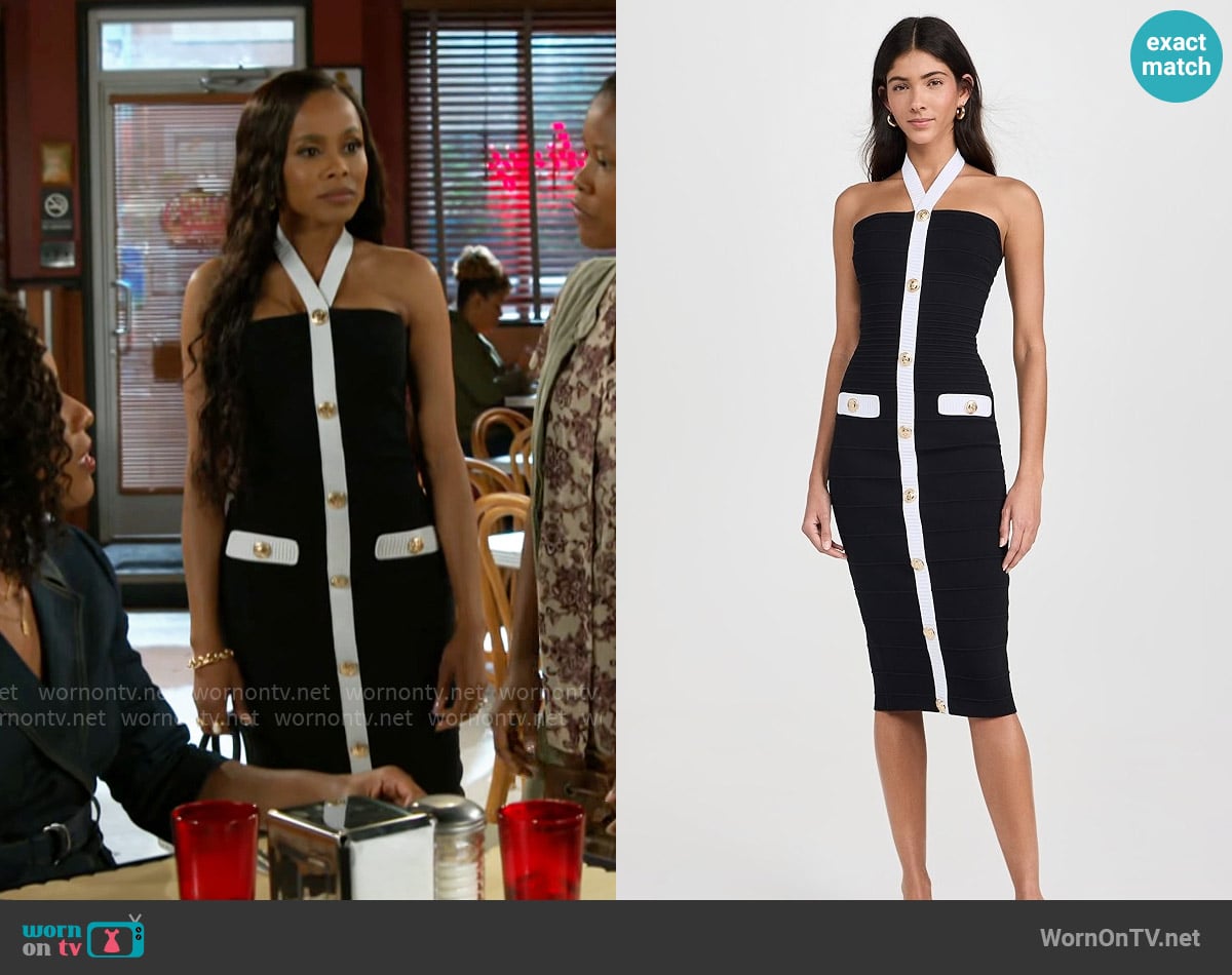 Retrofete Sloan Dress worn by Hayley Lawson (Marquita Goings) on Beyond the Gates