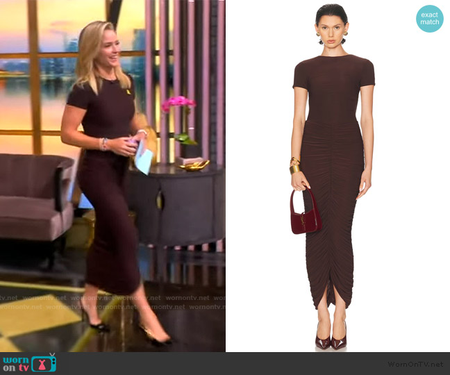 Ronny Kobo Rae Bodysuit worn by Sara Haines on The View