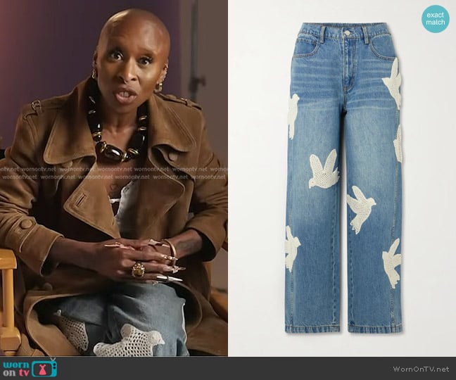 Sea Payton Jeans worn by Cynthia Erivo on Today