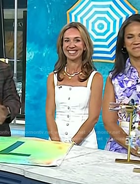 Shannon Doherty’s white dress on Today