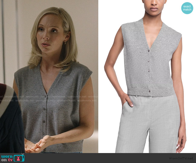 Simkhai Rozzi Cashmere Vest worn by Elizabeth Sinclair (Candice King) on We Were Liars