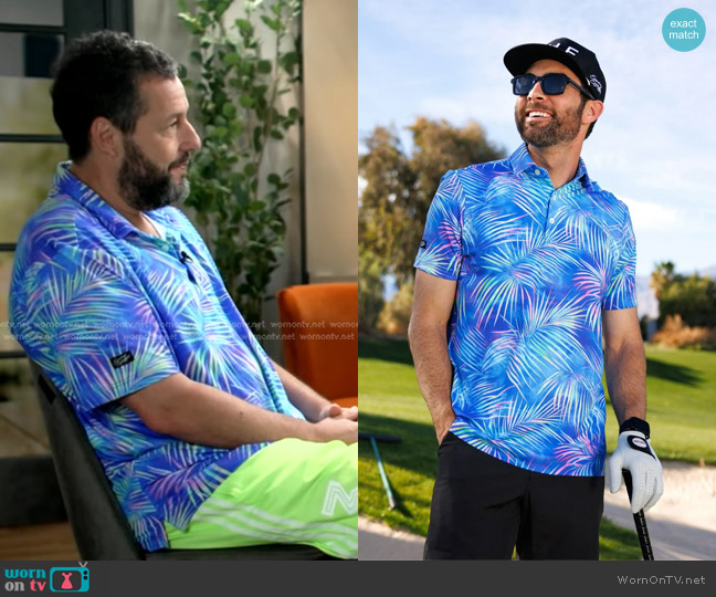 Sunday Swagger Resorter Polo worn by Adam Sandler on Good Morning America