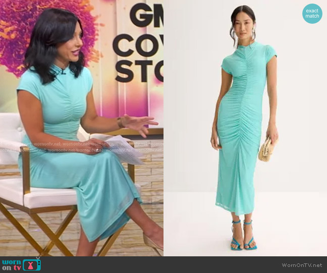 Untitled in Motion Alonia Dres worn by Dr. Tara Narula on Good Morning America