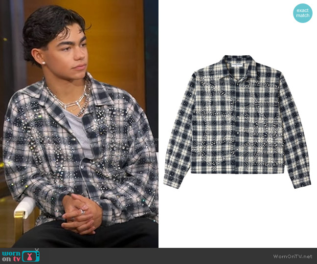 Vale Forever Starlight Vale Flannel worn by Malachi Barton on Good Morning America