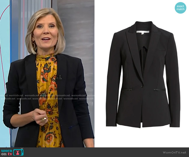Veronica Beard Scuba Jacket worn by Kate Snow on NBC News Daily