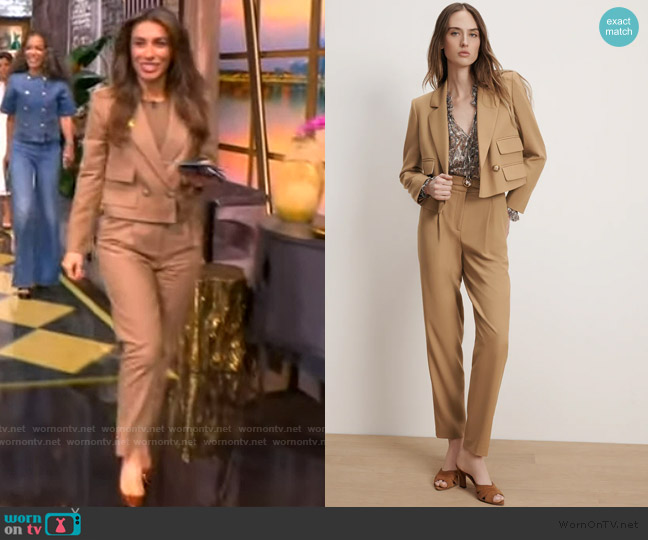 Veronica Beard Wilkie Cropped Jacket worn by Alyssa Farah Griffin on The View