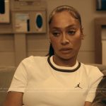 Dom’s white cropped tee on The Chi
