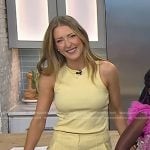 Sarah Fennel’s yellow tank and pants on Today