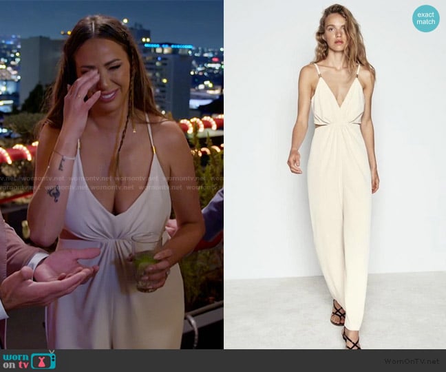 Zara Wide Leg Jumpsuit worn by Kristen Doute on The Valley