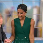 Adriana Diaz’s green vest on CBS Mornings