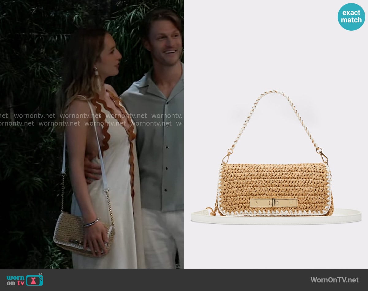 Aldo Sunbloomx Crossbody Bag worn by Josslyn Jacks (Eden McCoy) on General Hospital