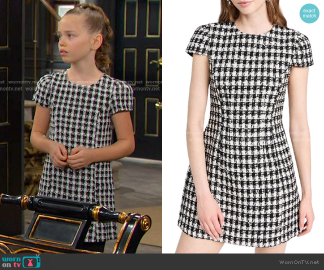 Alice + Olivia Velia Mini Dress worn by Rachel Black (Alice Halsey) on Days of our Lives