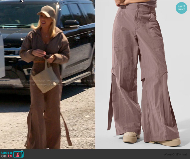 Alo High-Waist Voyager Trouser worn by Gretchen Rossi on The Real Housewives of Orange County