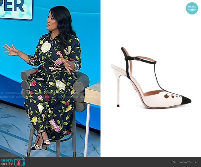 Aquazzura Camille Pumps worn by Dr. Sandra Lee on Today