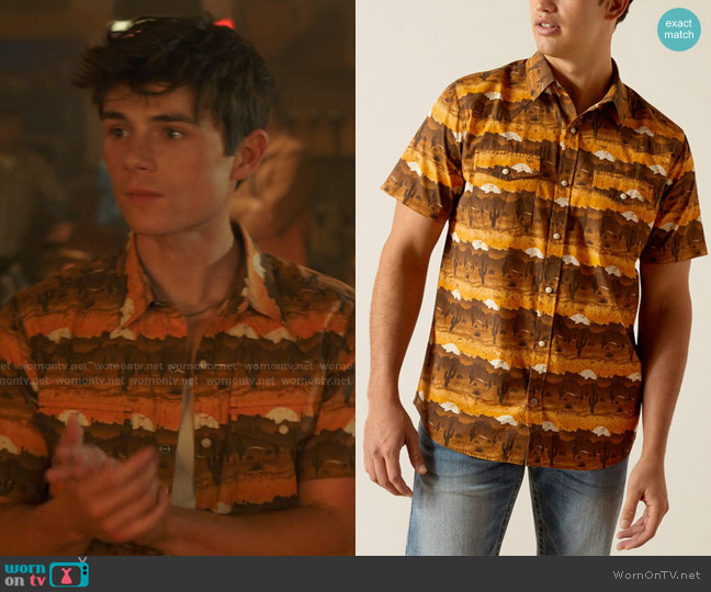 Ariat Heath Retro Fit Shirt worn by Alex Walter (Ashby Gentry) on My Life with the Walter Boys