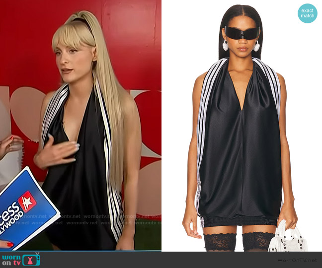 Balenciaga Tracksuit Dress worn by Meghan Trainor on Access Hollywood