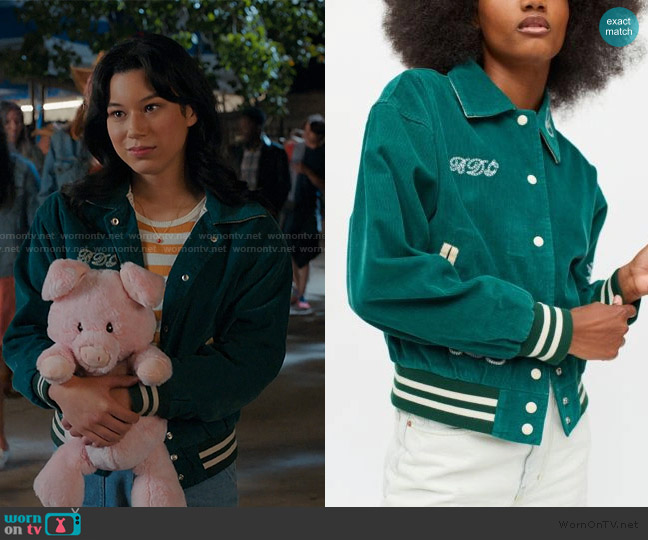 BDG Delia Corduroy Jacket worn by Kiley (Mya Lowe) on My Life with the Walter Boys