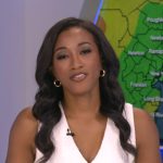 Brittany’s white sleeveless tweed dress on Good Morning America