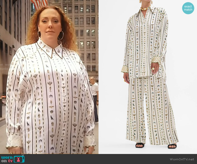 Camilla The Valley Of The Queens Shirt worn by Nicole Eckels on Today