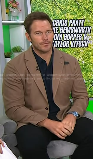 Chris Pratt’s beige blazer on Today